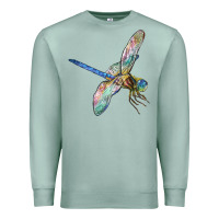 Seafoam Dragon Fly Premium Sweatshirt - LillyAllenDesigns