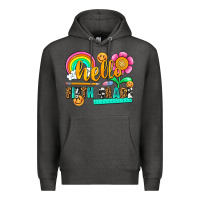 Charcoal Heather hello fifth grade Premium Hoodie - NancyCooperArtShop