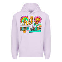 Lilac hello fifth grade Premium Hoodie - NancyCooperArtShop