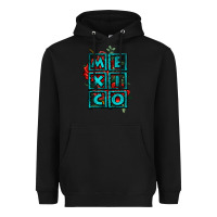 Black mexico with roses Heavyweight Hoodie - Jasminsmagicworld
