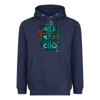 Navy mexico with roses Heavyweight Hoodie - Jasminsmagicworld
