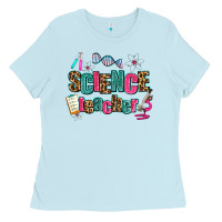Baby Blue science teacher Ladies Tee - AdoDesignShop