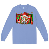 Colony Blue joy santa gnomes Long Sleeve Tee - FaDigitalArtStudio
