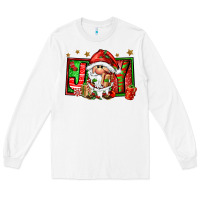 White joy santa gnomes Long Sleeve Tee - FaDigitalArtStudio