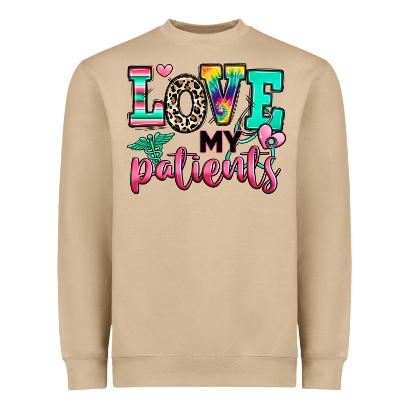 Love My Patients Nurse Heavyweight Sweatshirt by RanaPortraitStore | Teevron