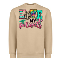 Mushroom love my patients nurse Heavyweight Sweatshirt - RanaPortraitStore