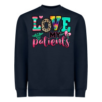 Navy love my patients nurse Heavyweight Sweatshirt - RanaPortraitStore