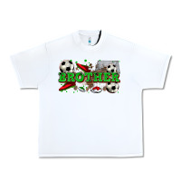 White brother soccer Urban Heavy Tee - Zillion Design Studio
