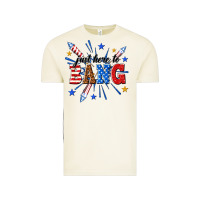 Just Here To Bang Vintage Tee | Teevron