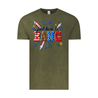 Vintage Olive just here to bang Vintage Tee - texasbilliewilder