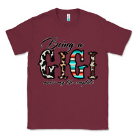 Burgundy being a gigi makes my life complate Classic Tee - CowhideDigitalArt