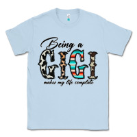 Dusty Blue being a gigi makes my life complate Classic Tee - CowhideDigitalArt