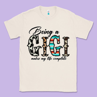 Being A Gigi Makes My Life Complate Classic Tee Designed By Cowhidedigitalart