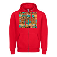 Red scrub life Zipper Hoodie - JahusDesignShop