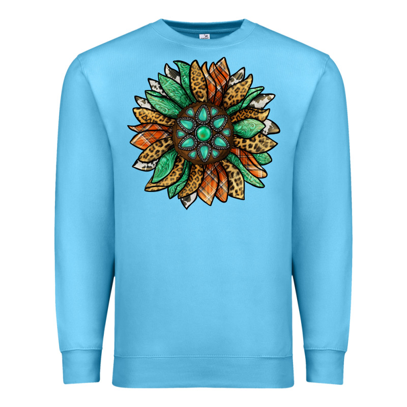 Thanksgiving Fall Sunflower Premium Sweatshirt by Jasminsmagicworld | Teevron