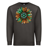 Smoke thanksgiving fall sunflower Premium Sweatshirt - Jasminsmagicworld