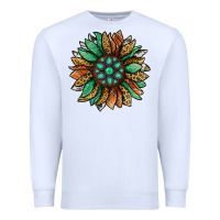 White thanksgiving fall sunflower Premium Sweatshirt - Jasminsmagicworld