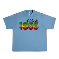 Pebble Blue celebrate juneteenth1865 Urban Heavy Tee - BarkalooDesign