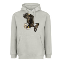 Moon Dust White Headed Eagle Heavyweight Hoodie - LillyAllenDesigns