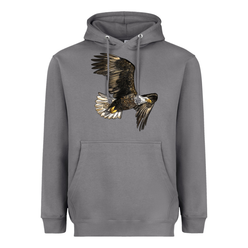 White Headed Eagle Heavyweight Hoodie by LillyAllenDesigns | Teevron