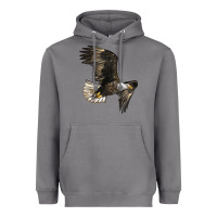 Storm White Headed Eagle Heavyweight Hoodie - LillyAllenDesigns