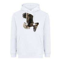 White White Headed Eagle Heavyweight Hoodie - LillyAllenDesigns