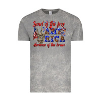 Cloud Rock land of the free america because of the brave Vintage Tee - texasbilliewilder