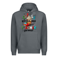 Rock coffee gives me teacher power Premium Hoodie - NancyCooperArtShop
