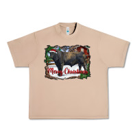 Burro merry christmas black angus bull and farm Urban Heavy Tee - RanaPortraitStore