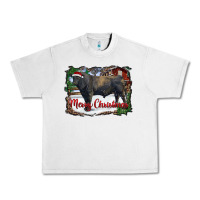 Lunar Rock merry christmas black angus bull and farm Urban Heavy Tee - RanaPortraitStore