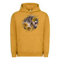 Arabian Horse With Sunflowers Urban Hoodie | Teevron