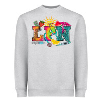 Heather Grey lpn summer Heavyweight Sweatshirt - RanaPortraitStore