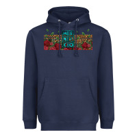 Navy mexico with roses Heavyweight Hoodie - Jasminsmagicworld