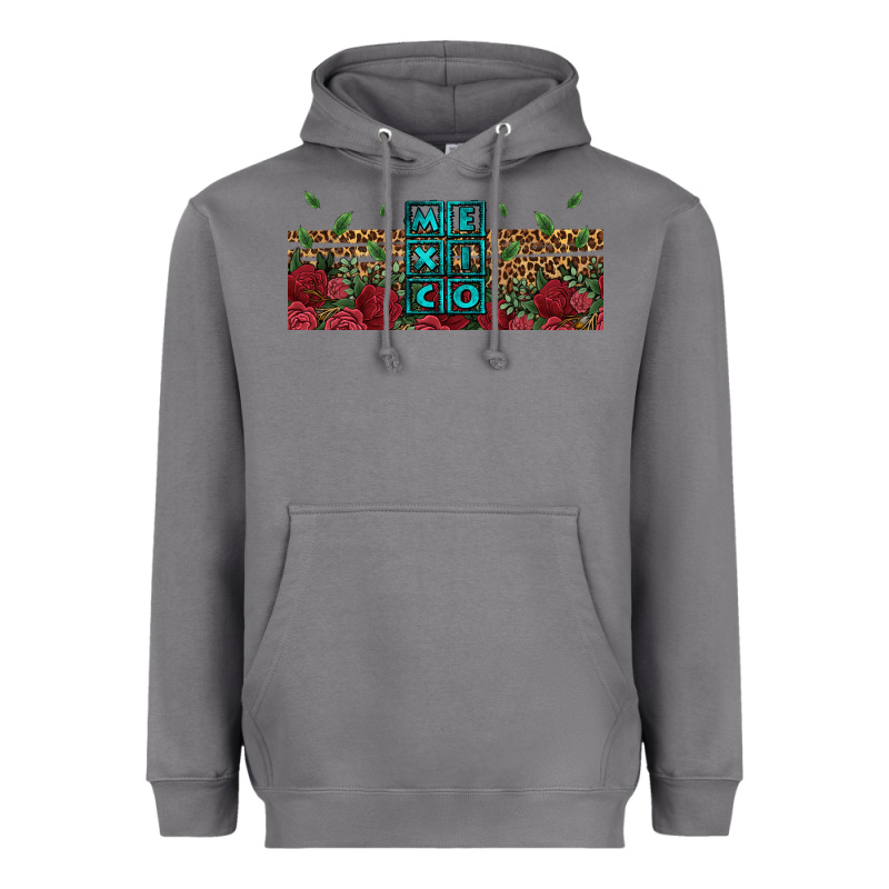 Mexico With Roses Heavyweight Hoodie by Jasminsmagicworld | Teevron