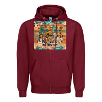 Burgundy be the light matthew 5 14 Zipper Hoodie - JahusDesignShop