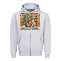 Heather Grey be the light matthew 5 14 Zipper Hoodie - JahusDesignShop