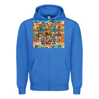 True Royal be the light matthew 5 14 Zipper Hoodie - JahusDesignShop