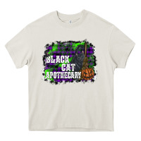 Cream black cat apothecary Heavy Core Tee - SublimationCraftShop