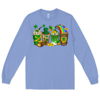 Colony Blue st. patricks day coffee drinks Long Sleeve Tee - Neo Western