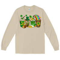 Mushroom st. patricks day coffee drinks Long Sleeve Tee - Neo Western