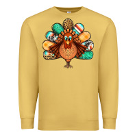 Antique Gold thanksgiving turkey Premium Sweatshirt - Jasminsmagicworld
