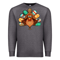 Charcoal Heather thanksgiving turkey Premium Sweatshirt - Jasminsmagicworld