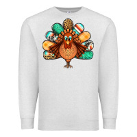 Oatmeal Heather thanksgiving turkey Premium Sweatshirt - Jasminsmagicworld