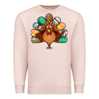 Pale Pink thanksgiving turkey Premium Sweatshirt - Jasminsmagicworld