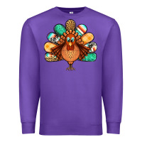 Purple thanksgiving turkey Premium Sweatshirt - Jasminsmagicworld