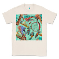 Natural pipe tomahawk dreamcatcher headdress seamless patt Classic Tee - FaDigitalArtStudio