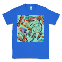True Royal pipe tomahawk dreamcatcher headdress seamless patt Classic Tee - FaDigitalArtStudio