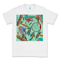 White pipe tomahawk dreamcatcher headdress seamless patt Classic Tee - FaDigitalArtStudio