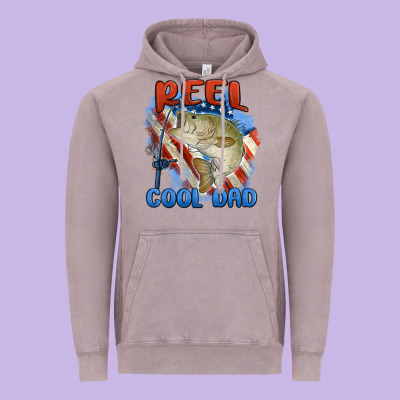 Vintage Hoodie reel cool dad