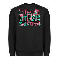 Black coffee nurse repeat Heavyweight Sweatshirt - RanaPortraitStore